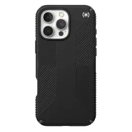 Speck Presidio2 Grip Case - Apple iPhone 16 Pro Max - Black & Slate Grey image