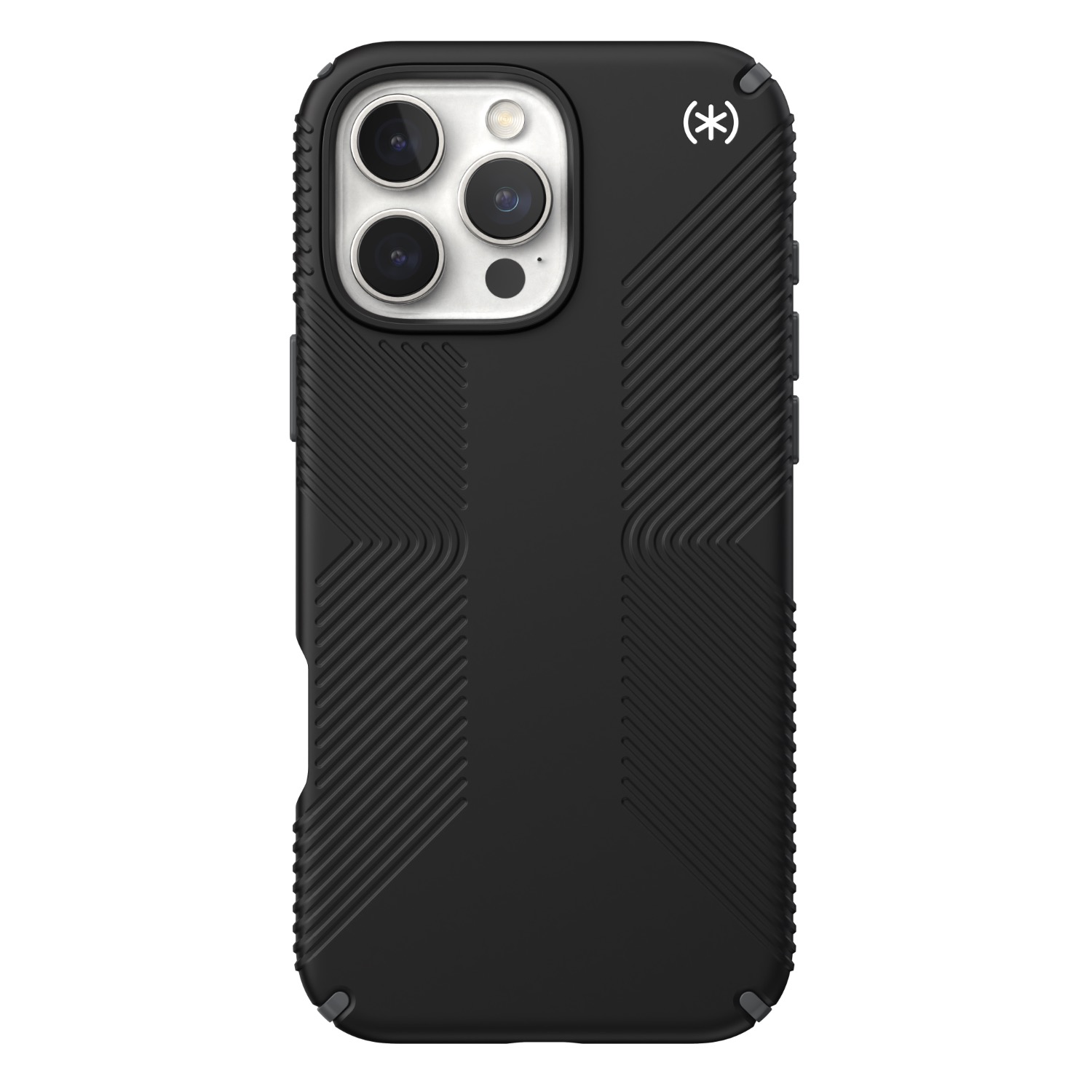 Speck Presidio2 Grip Case - Apple iPhone 16 Pro Max - Black & Slate Grey image