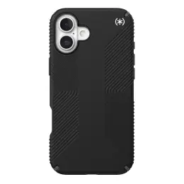 Speck Presidio2 Grip Case - Apple iPhone 16 Plus - Black & Slate Grey image
