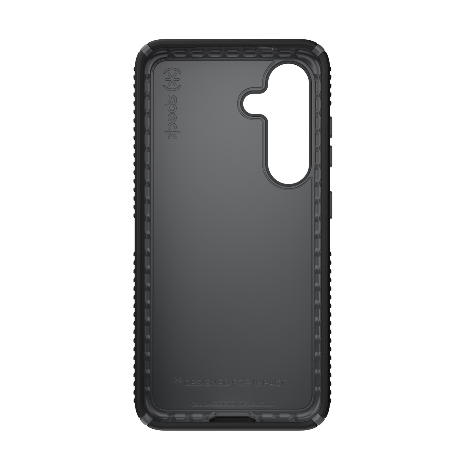 Speck Presidio2 Grip Case - Samsung Galaxy S25 - Black & Slate Grey image