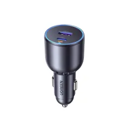 UGREEN Dual PD/USB Car Charger 63W - Space Grey image