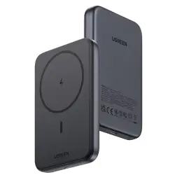 UGREEN Nexode Magnetic Wireless Power Bank 10000mAh - Grey image