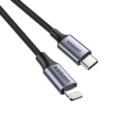 UGREEN Type-C To MFI Lightning Braided Cable - 1 Meter image