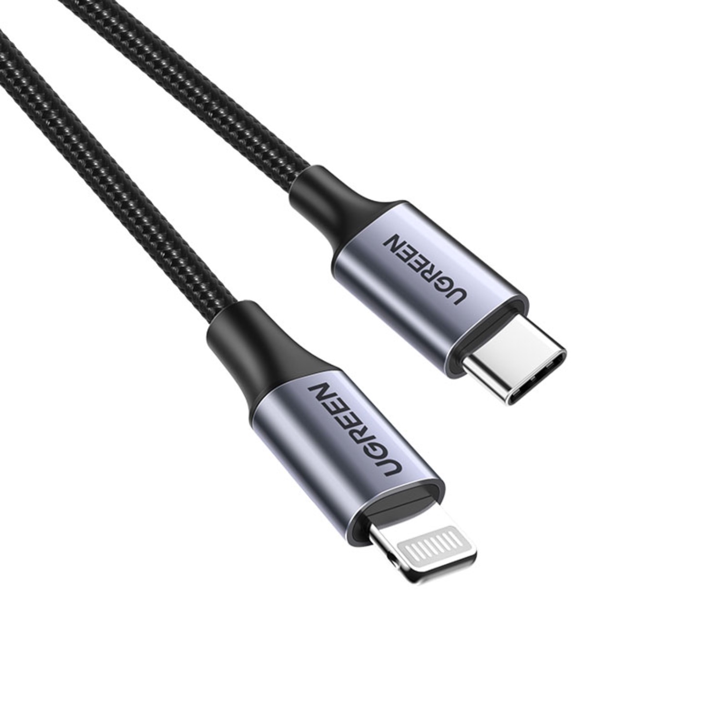 UGREEN Type-C To MFI Lightning Braided Cable - 1 Meter image