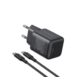 UGREEN 1 Port PD Wall Charger With Cable - 30W - Black image