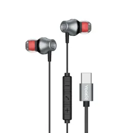 Yookie YTL-11 Wired Earphones Type-C - Black/Silver image