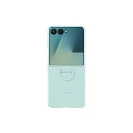Samsung Silicone Cover With Ring - Samsung Galaxy Z Flip7 - Mint image