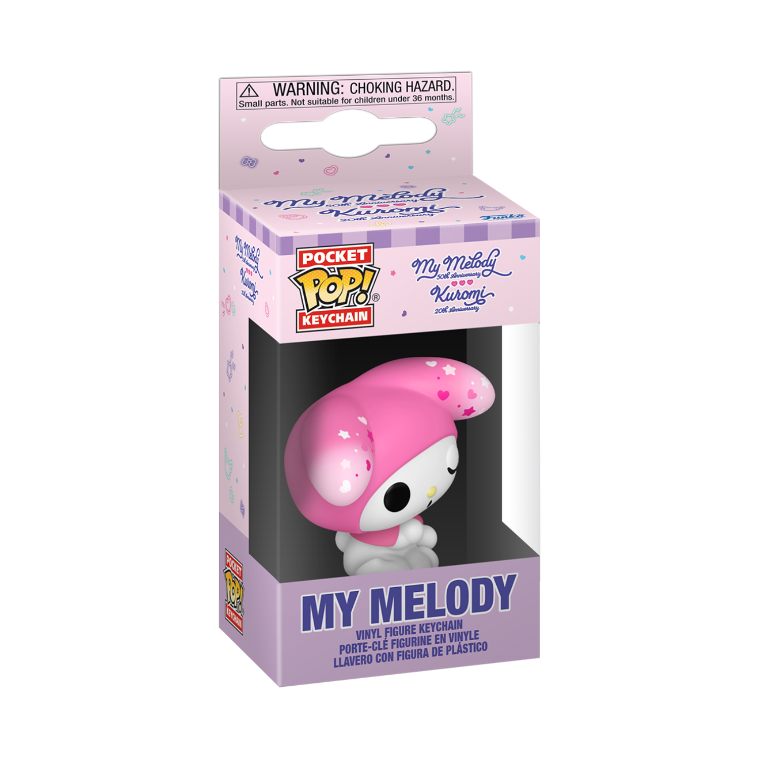 Funko Pop! Pocket Keychain: My Melody - My Melody (50th Anniversary) image