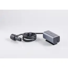 UGREEN GaN 4 Port Car Charger 150W - Grey & Black image