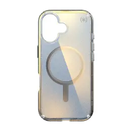 Speck Presidio Lux MagSafe Case - Apple iPhone 17 - Silver Glitter image