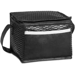 Altitude Brighton Non-Woven 6-Can Cooler Black Closed