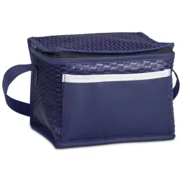 Altitude Brighton Non-Woven 6-Can Cooler Navy Closed