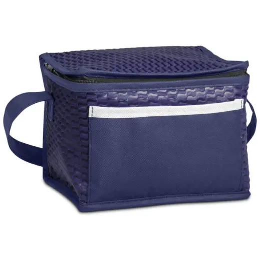 Altitude Brighton Non-Woven 6-Can Cooler Navy Closed