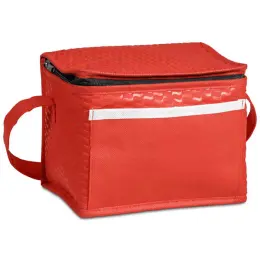 Altitude Brighton Non-Woven 6-Can Cooler Red Closed