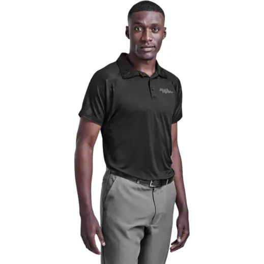 Mens Santorini Golf Shirt Model