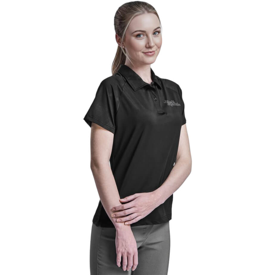 Ladies Santorini Golf Shirt Model