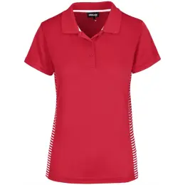 Ladies Zeus Golf Shirt Red