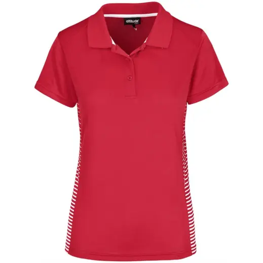 Ladies Zeus Golf Shirt Red
