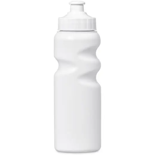 Altitude Baltic Plastic Water Bottle Solid White Front