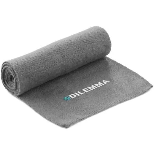 Team Acrylic Scarf Grey Branded