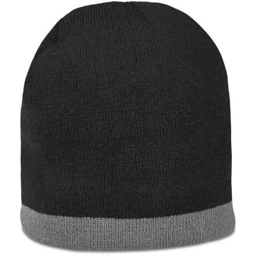 Solo Acrylic Beanie Grey Unbranded