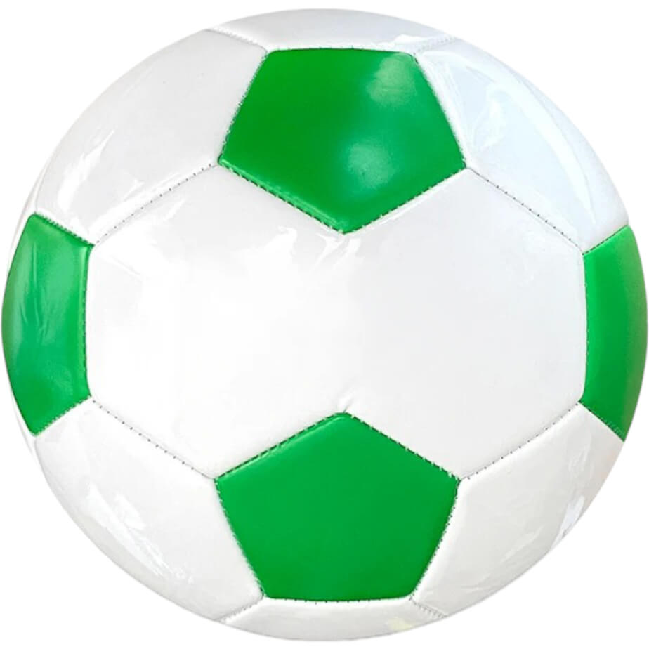 30 Panel Promotional Soccer Ball Green-White