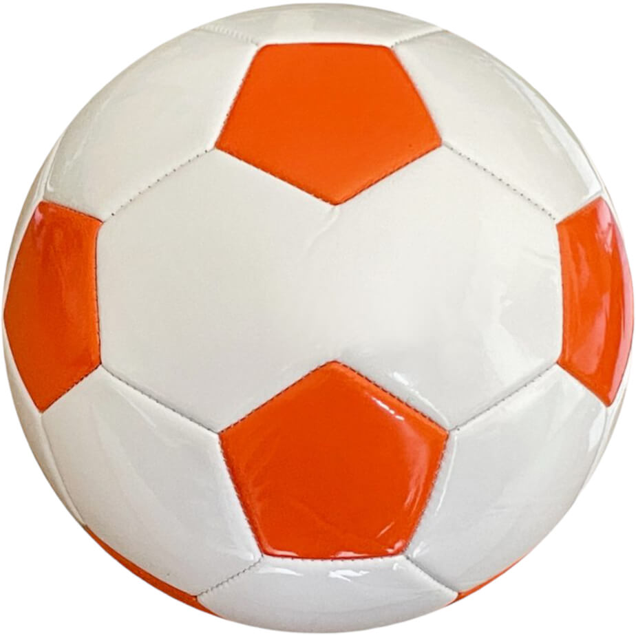 30 Panel Promotional Soccer Ball Orange-White