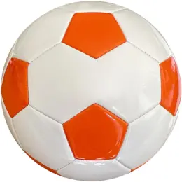 30 Panel Promotional Soccer Ball Orange-White