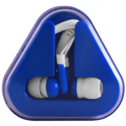Earbuds in Case Royal Blue