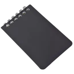 Pocket Jotter Book Black Closed