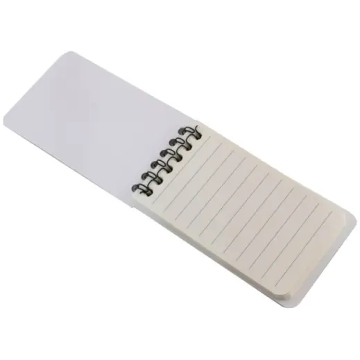 Pocket Jotter Book Black Open