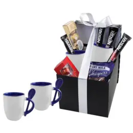 Sublimation Whirl Coffee Hamper - Blue image