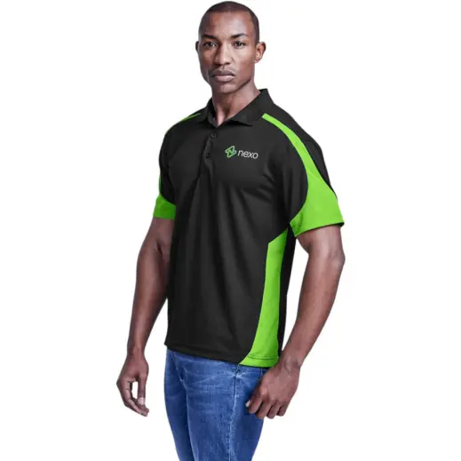 Mens Talon Golf Shirt Model