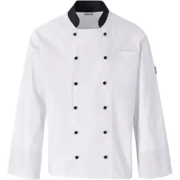Unisex Long Sleeve Toulon Chef Jacket Front