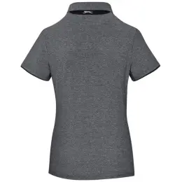 Ladies Cypress Golf Shirt Charcoal Back