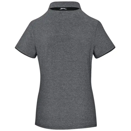 Ladies Cypress Golf Shirt Charcoal Back