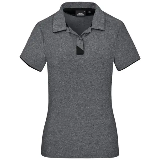 Ladies Cypress Golf Shirt Charcoal Front