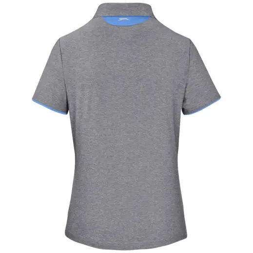 Ladies Cypress Golf Shirt Grey Back