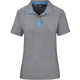 Ladies Cypress Golf Shirt Grey Front