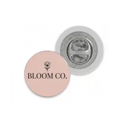 Round Lapel Badge - Pin Clip image