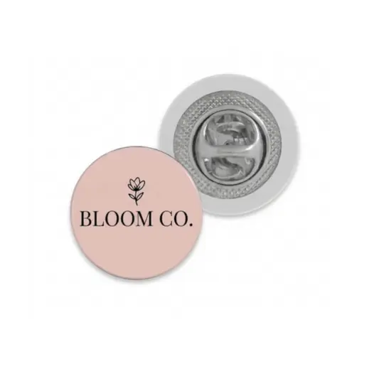 Round Lapel Badge - Pin Clip 30x30