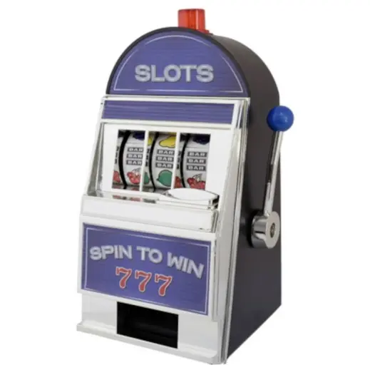 Spin-to-Win Mini Slot Machine Display