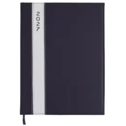 A5 Satin Diary - 2027 Black Front