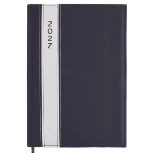 A4 Satin Diary - 2027 Black Front