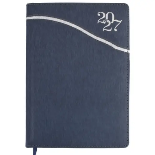 A4 Stream Diary - 2027 Blue Front