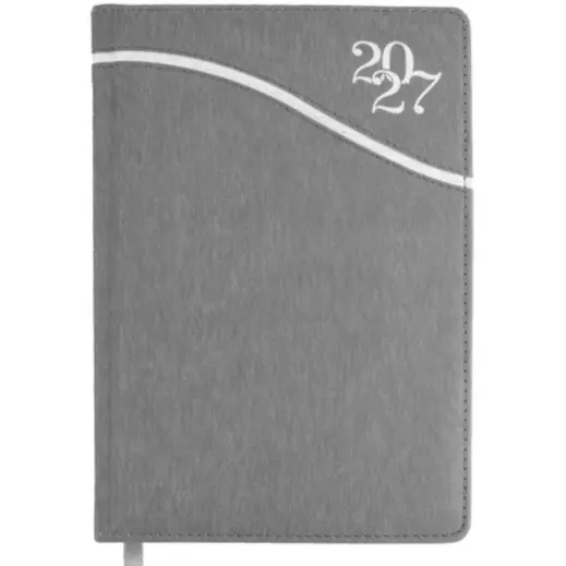 A4 Stream Diary - 2027 Grey Front