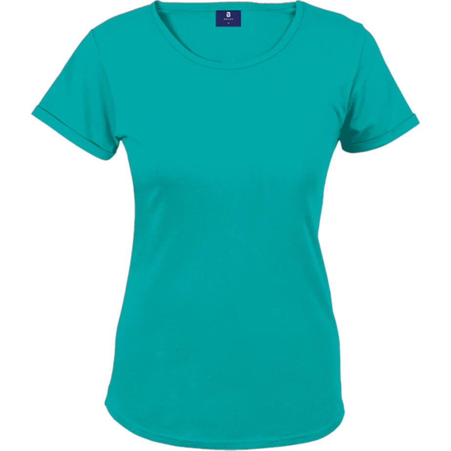 Ladies 145g Barron Crew Neck T-Shirt Aquamarine