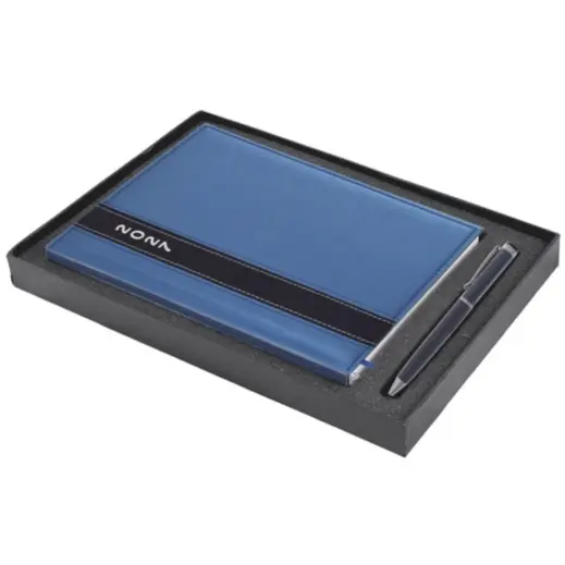 Satin Diary Set - 2027 Blue