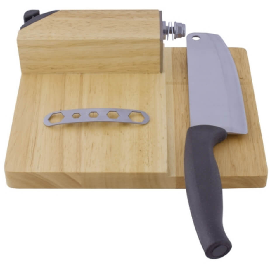 Biltong Slicer & Built-In Knife Sharpener Flat