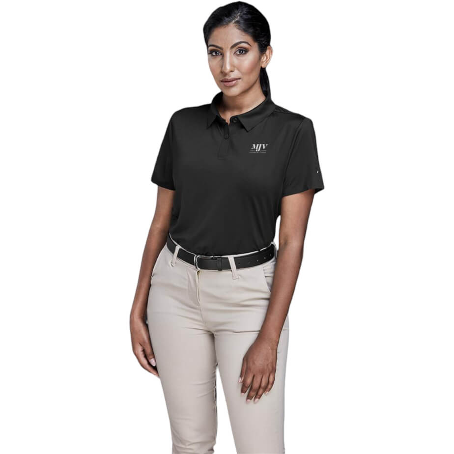 Ladies Alex Varga Questana Seamless Golf Shirt Model